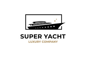 Yacht Cruise Ship Transport Logo, a Branding & Logo Template by funpixel