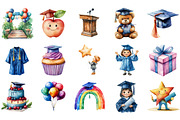 Preschool Graduation PNG Clipart, an Illustration by Designking (Thumbnail 3 of 5)