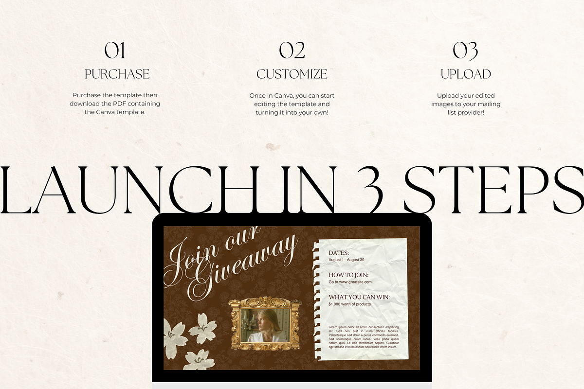 Email Marketing Newsletter Template, an Email Template by Branding Babe Co. (Photo 10 of 10)