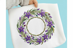 Periwinkle Flower Sublimation Design, an Illustration by designcity5