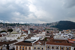 Panoramic view of Quito city from San Francisco church, an Architecture Photo by GoodGoods
