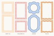 Pastel Pop Frames & Labels, a Graphic by cassi has hobbies (Thumbnail 6 of 9)
