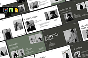 Service Guide Figma Google Slides, a Presentation Template by Spesifikstd (Thumbnail 1 of 10)