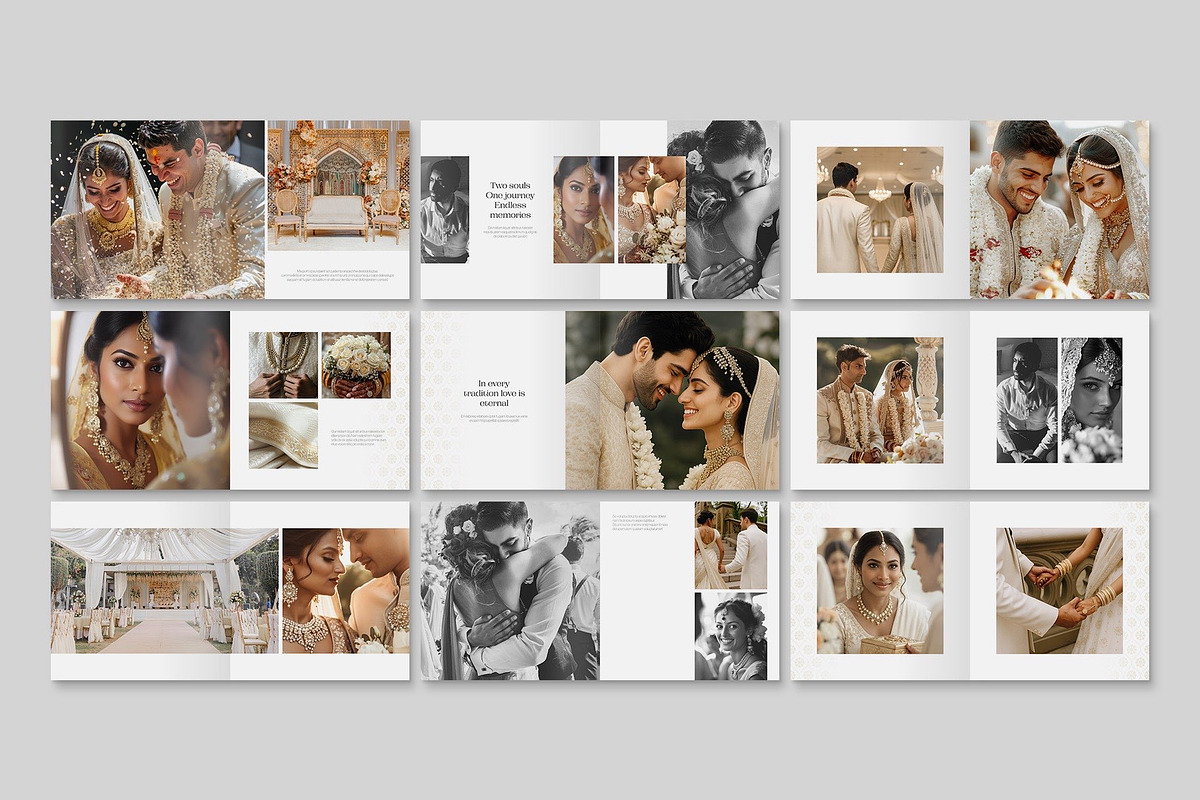 Indian Wedding Photo Album Template, a Brochure Template by BrandPacks (Photo 3 of 5)