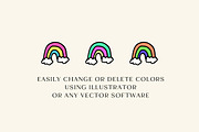 Self Love Icons Clipart Set, a Solid Icon by Lemonade Pixel (Thumbnail 3 of 7)