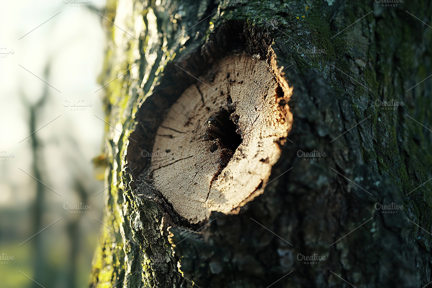 Texture of tree bark, closeup, a Nature Photo by AlyaAnd