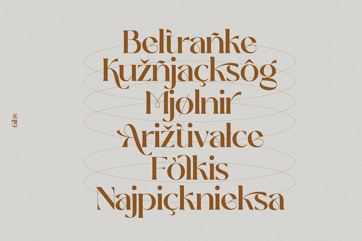 Abstain Ligature Luxury Serif, a Serif Font by Luna Shop (Photo 7 of 9)