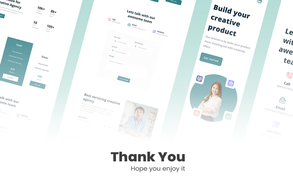 Creative Agency Web Design, a Websites & App Template by INSPR STD (Photo 6 of 6)