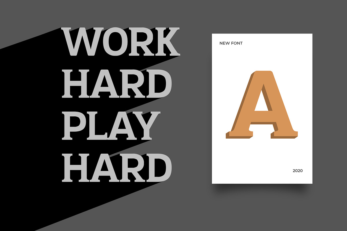 Andigo Display Serif Font preview 2