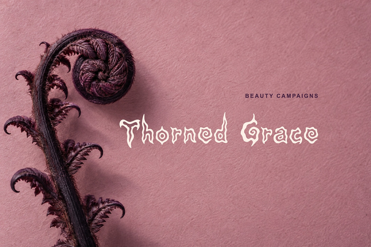 Morgul Organic Gothic Display Font, a Sans Serif Font by Graphic Spirit (Photo 6 of 8)