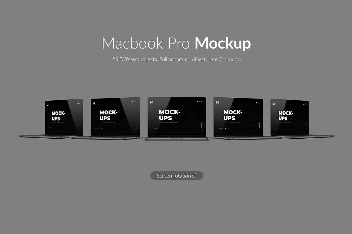 Macbook Mockup Packs, a Mac Mockup by Mockup Supper (Photo 5 of 8)