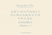 Quirky Goose Quirky Font Duo, a Handwritten Font by whiteheartdesign (Thumbnail 5 of 11)