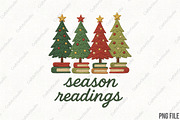 Yarn Crochet Christmas Book Tree PNG, an Illustration by CraftArtStudio (Thumbnail 1 of 4)