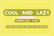 Cool And Lazy Font, a Handwritten Font by Bonfloret Studio (Thumbnail 1 of 9)
