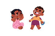 Sad, unhappy children crying set, a Person Illustration by PaperTrident (Thumbnail 5 of 6)