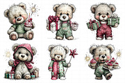 Birthday Teddy Bear Clipart Bundle, an Illustration by Daily.Designs (Thumbnail 4 of 8)
