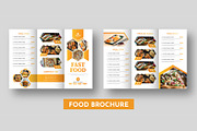 Food Menu Brochure Template, a Brochure Template by pixelcreatx (Thumbnail 1 of 3)