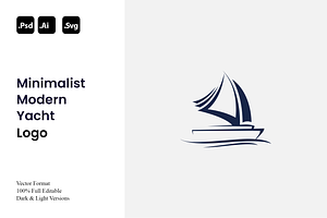 Minimalist Modern Yacht Logo, a Branding & Logo Template by Luxury Logos