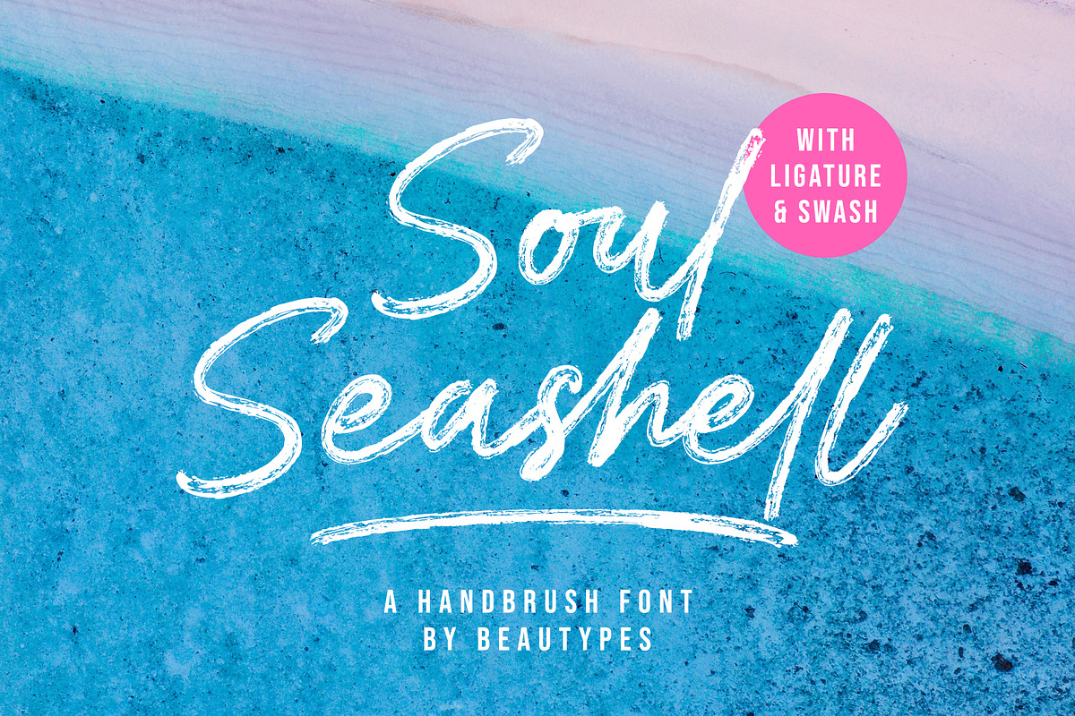 Soul Seashell - Brush Font, a Handwritten Font by Beautypes (Photo 1 of 8)