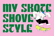 CS Skate – Modern Display Font, a Sans Serif Font by Craft Supply Co. (Thumbnail 3 of 8)