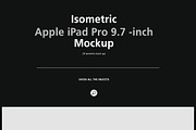 Isometric Apple iPad Pro 9.7 Mock-up, an iPhone Mockup by IsometricWorld (Thumbnail 7 of 12)