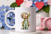 Summer Funny Grandma Clipart, an Illustration by Craft Nest (Thumbnail 9 of 12)