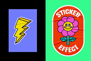 Crumpled Sticker Mockup, a Pens & Pencil Mockup by Design Squad (Thumbnail 4 of 6)