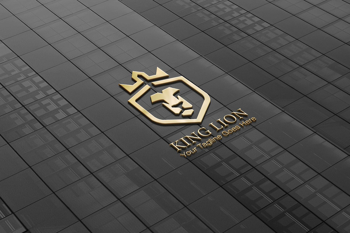 Custom King Lion Logo Design, a Branding & Logo Template by YUDesignStore (Photo 2 of 8)