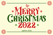 Christmas Moonday - All Caps Serif, a Serif Font by Airotype (Thumbnail 2 of 12)