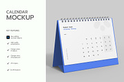 Modern Desk Calendar Mockup, a Product Mockup by graphypix (Thumbnail 2 of 4)