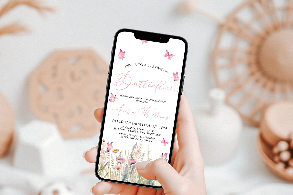 Spring Bridal Shower Invite Template, an Invitation Template by Digital_Mind (Photo 7 of 7)