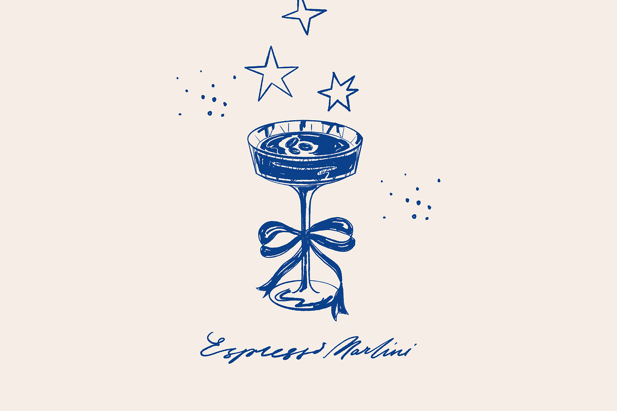 Vintage cocktails. Hand drawn art, a Food Illustration by Summer Nightingale Art (Photo 10 of 15)