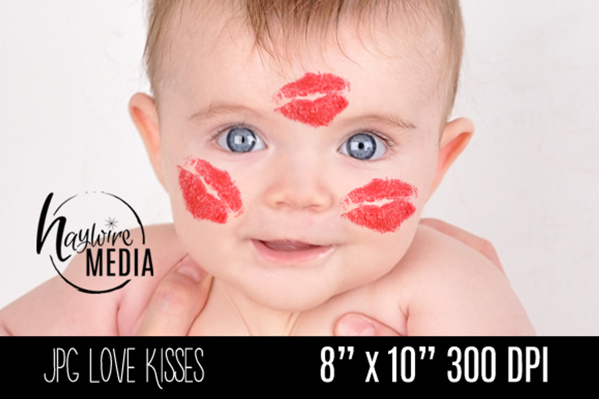 Love Kisses Lipstick Lips Overlay preview 5