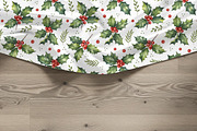 Christmas holly seamless pattern, a Pattern Graphic by Kreeya Art Shop (Thumbnail 9 of 13)