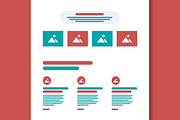 Wireframe Landing Layout, a Landing Page Template by MightyDesign (Thumbnail 4 of 9)