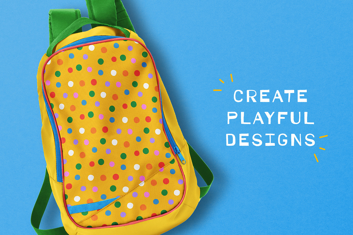 Abstract Kid Pattern Set, a Pattern Graphic by Dedraw Studio (Photo 10 of 12)