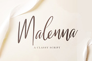 Malenna Script, a Script Font by Indotitas (Thumbnail 7 of 7)