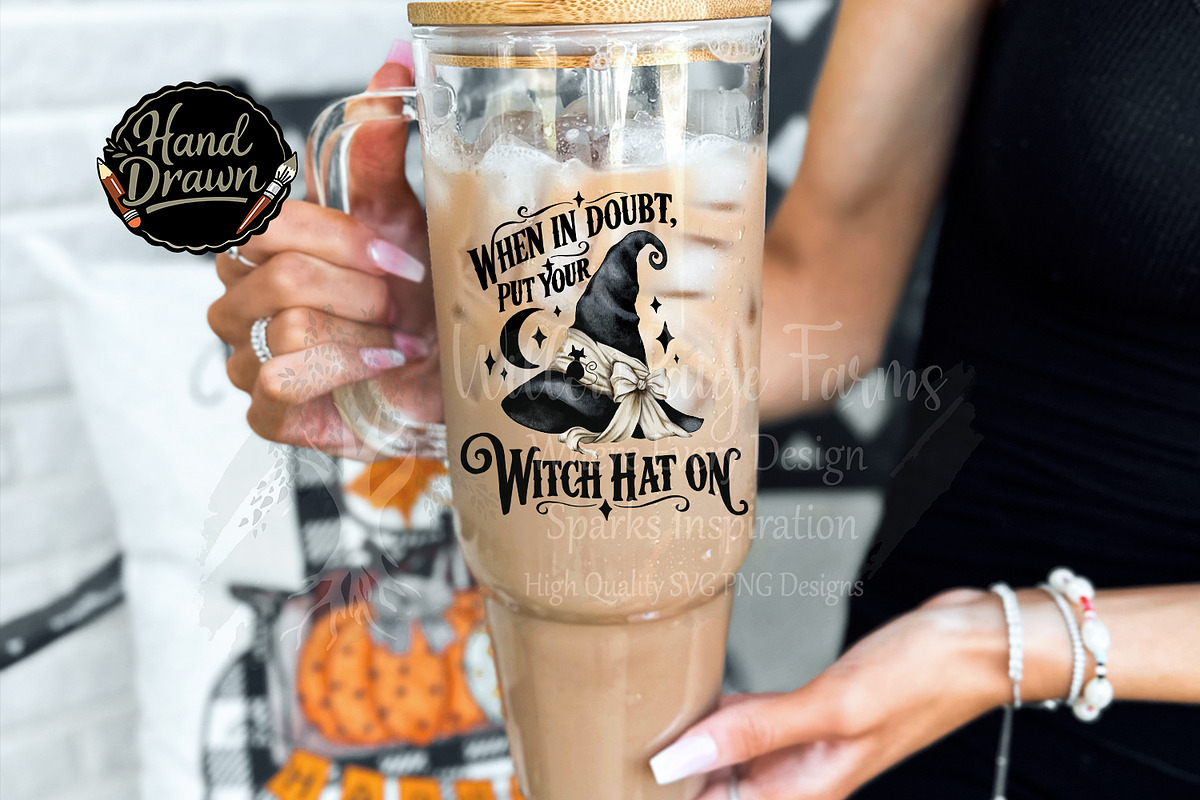 When in Doubt Put Your Witch Hat On, a Seasonal Illustration by Willow Paige Farms (Photo 10 of 11)