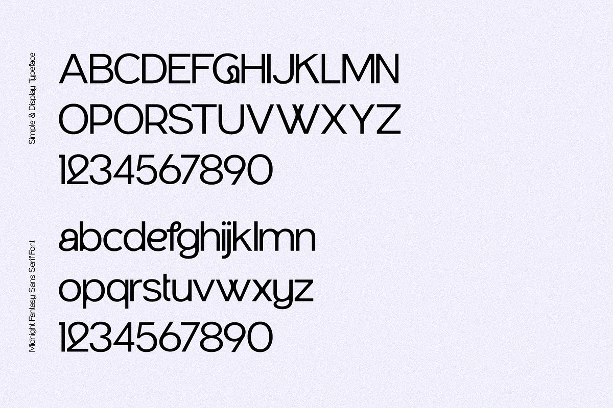 Midnight Fantasy - Unique Sans Serif, a Sans Serif Font by spectertype (Photo 8 of 9)