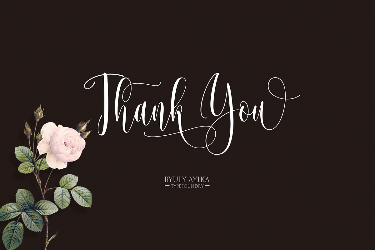 Someday Script Font, a Script Font by Byuly Ayika (Photo 12 of 12)