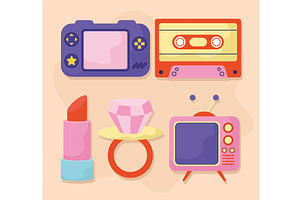 Five Retro Icons