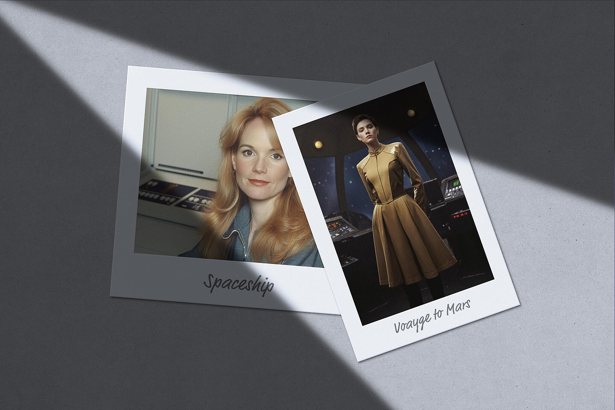 Retro Frames Mockup, a Pens & Pencil Mockup by Design Squad (Photo 5 of 5)