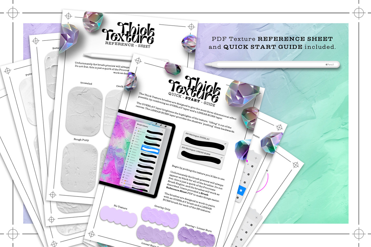 Thick Texture for Procreate, a Brush Add-On by UPROOT (Photo 5 of 5)