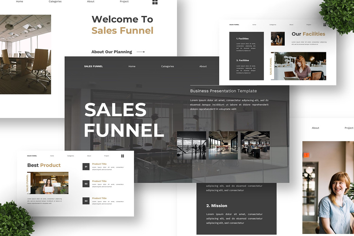 Sales Funnel - Business Keynote preview 5