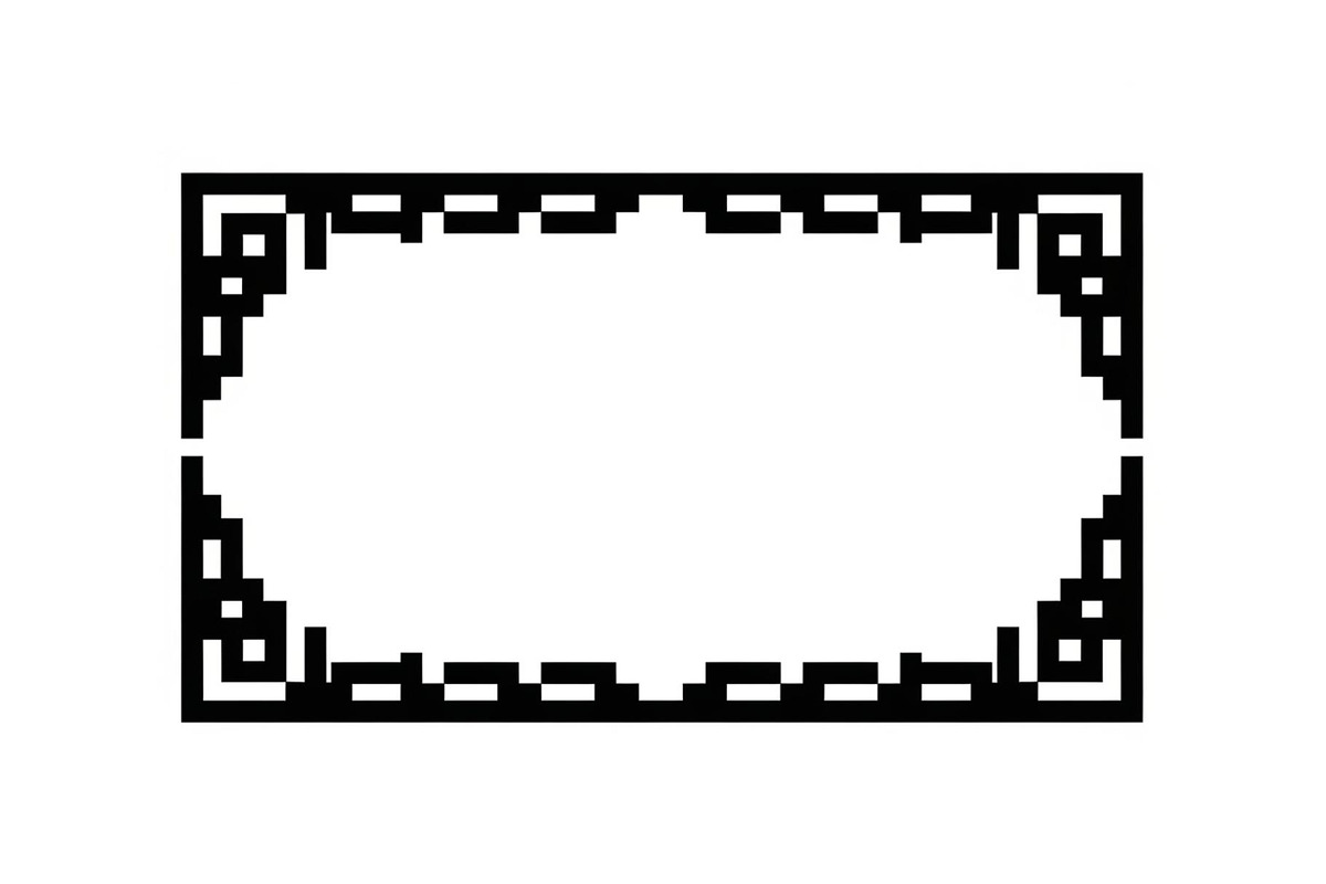 Pixel Art Border Frame SVG Bundle, an Illustration by Gfx_Store (Photo 29 of 31)