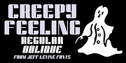 Creepy Feeling JNL, a Sans Serif Font by Jeff Levine Fonts (Thumbnail 1 of 5)