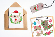 Christmas Cat, a Decorative Illustration by PrettyBundles (Thumbnail 4 of 5)