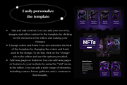 Wix Website Template NFT, a Wix Template by Wixify Studio (Thumbnail 5 of 9)