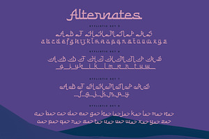 Alibon Arabic Typeface