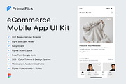 Prime Pick - eCommerce Mobile App, an UI Kit Template by Creative Perspective (Thumbnail 1 of 8)
